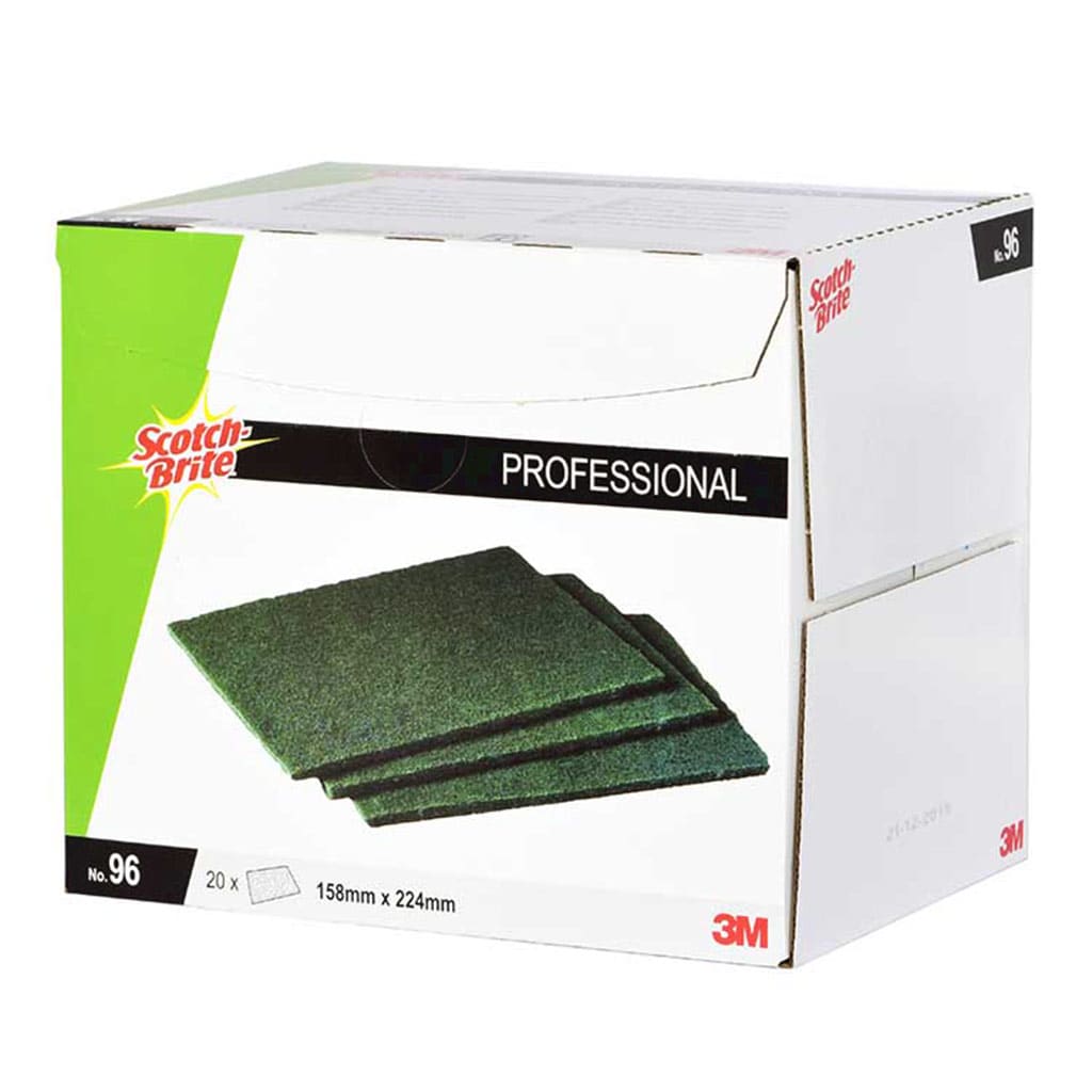 3M 96 pad Scotch-Brite medium green 158 x 224mm