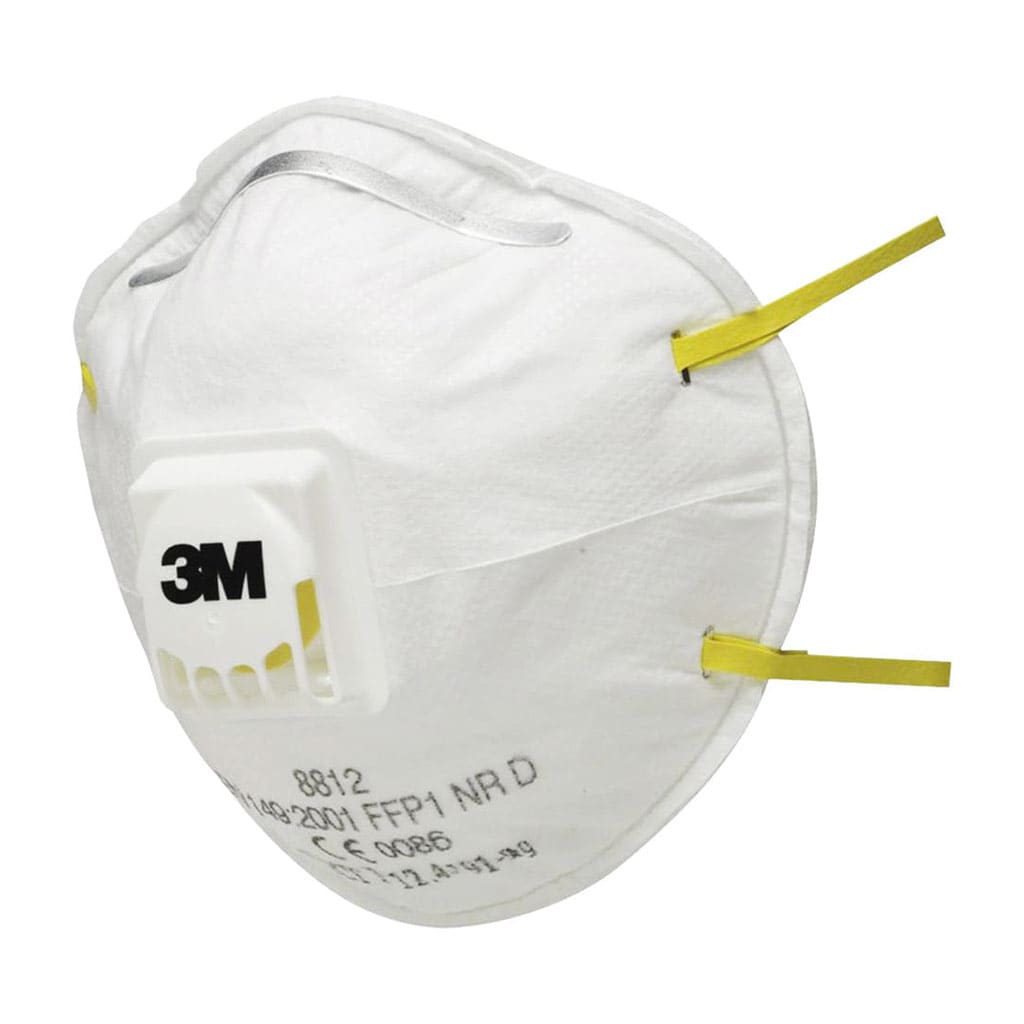 ​​​​​3M 8812 masque à particules avec soupape d'expiration FFP1