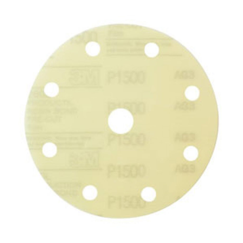 3M 260L Hookit P1200 abrasive disc 150mm 9 holes