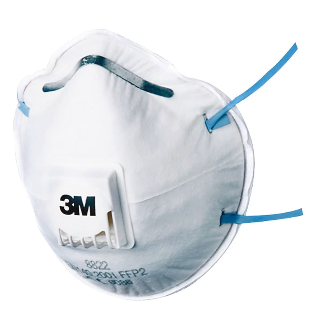 ​​​​​3M 8822 masque à particules avec soupape d'expiration FFP2