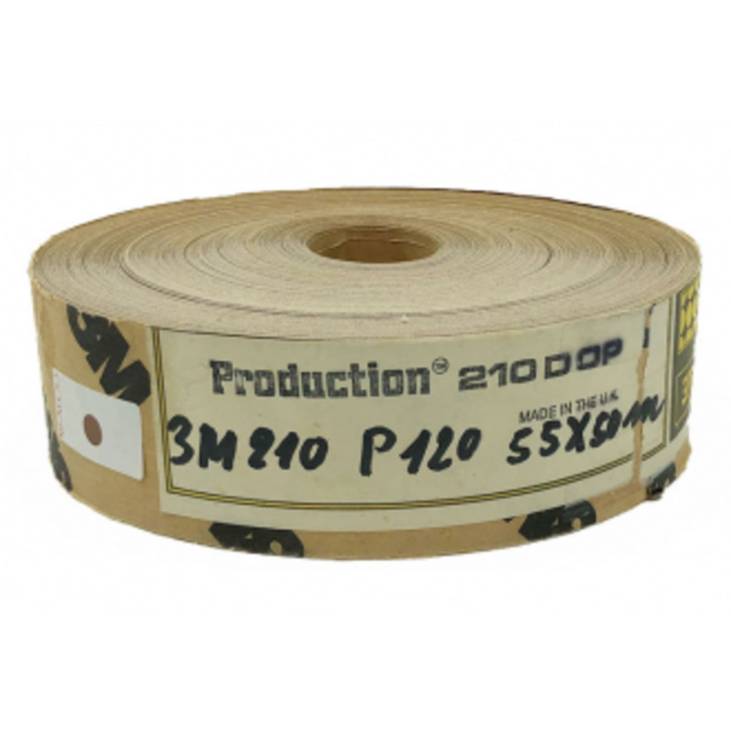 3M 210 abrasive roll P120 55mm x 50m