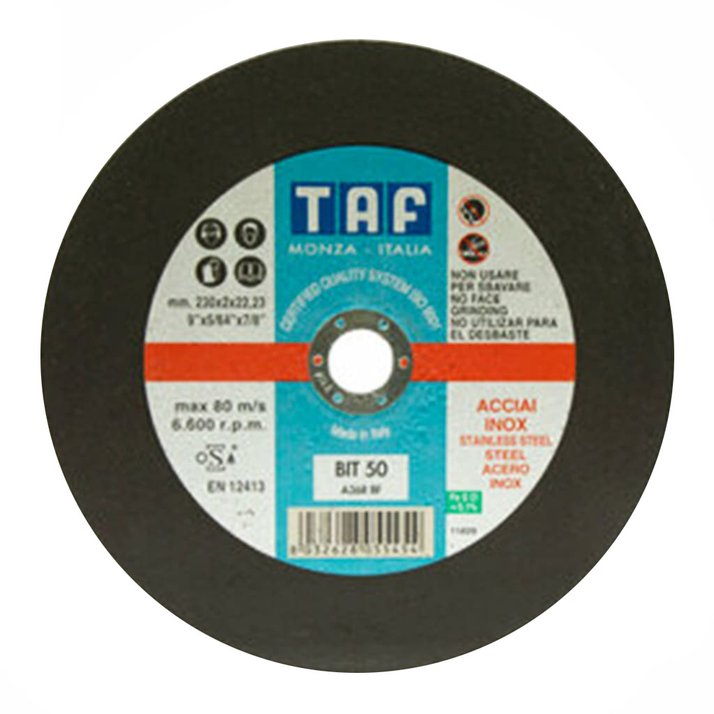 TAF cutting disc BIT50 A36R 230 x 2mm