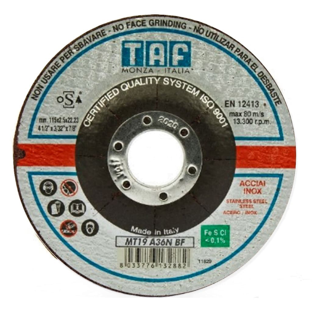 TAF disque à tronçonner MT19 A36S 230 x 2.5mm