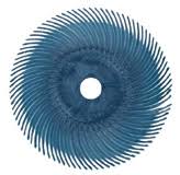 3M RB-ZB 30122 radial bristle type C P400 bleu 50mm