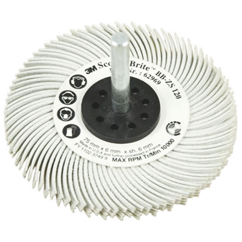 3M BB-ZS 62969 Radialborste P120 76mm Schaft 6mm