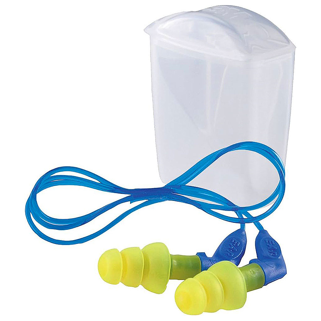 3M UF-01-014 Ultrafit X EAR earplugs with blue cord 35dB