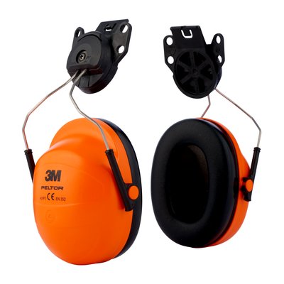 3M H31P3AF3 300 casque anti-bruit orange pour Versaflo Serie M