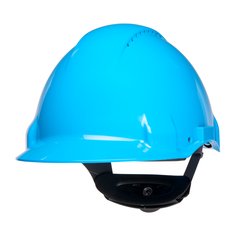 3M G3000 protective helmet with UV indicator, blue, ventilated