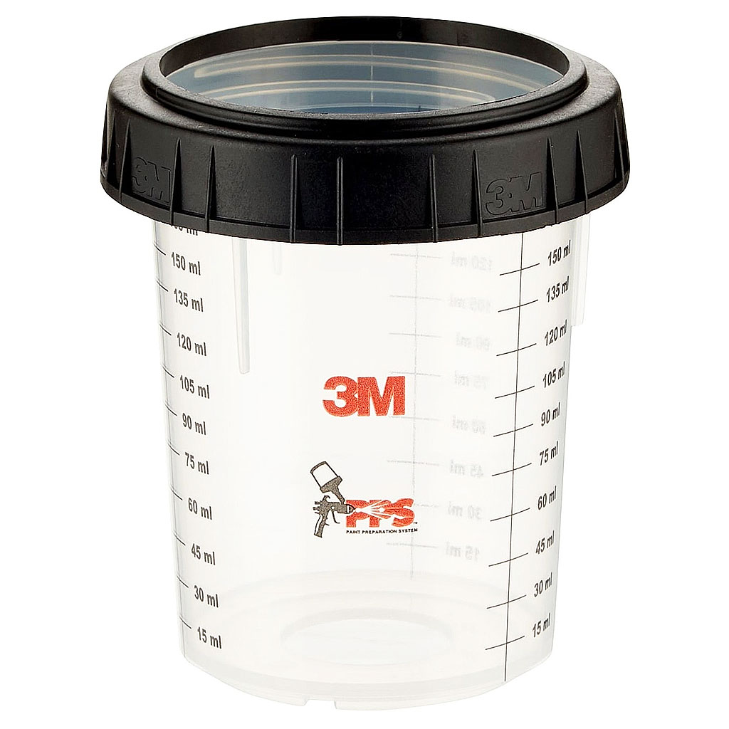 3M PPS 16115 godet gradué et bague de serrage Standard 170ml