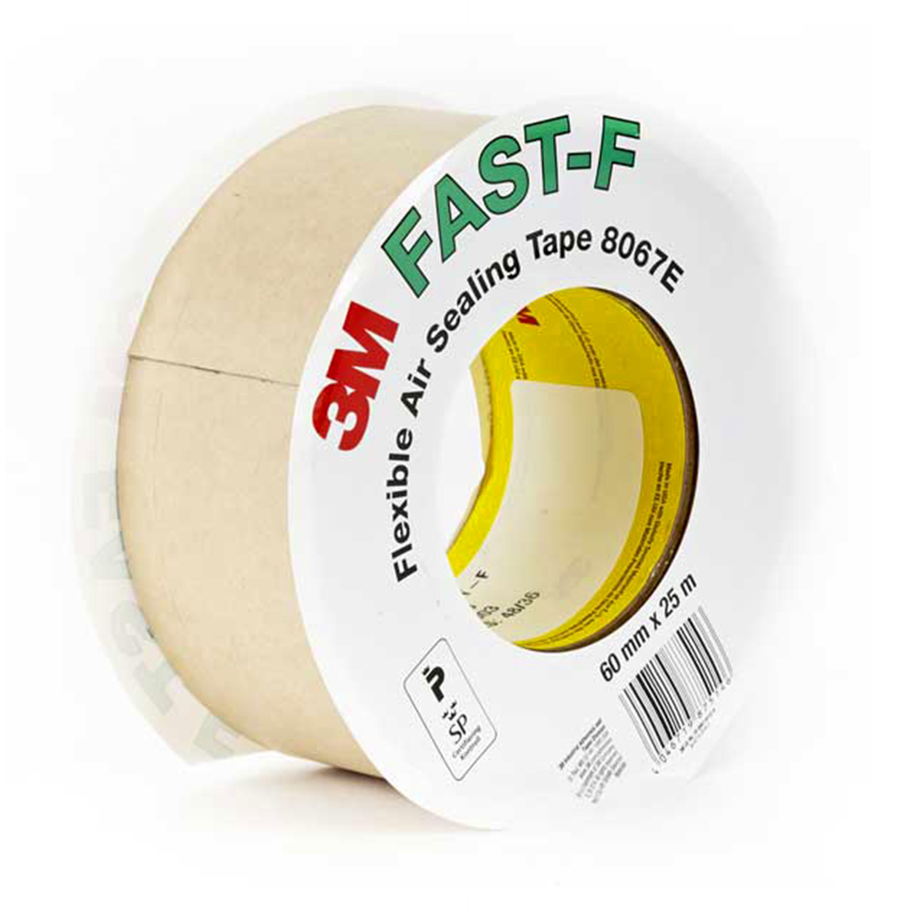 3M FAST-F All Weather Sealing Tape White 0.25 50mm x 25m