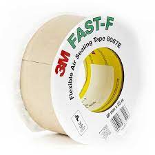 3M FAST-F All Weather Sealing Tape White 0.25 50mm x 25m