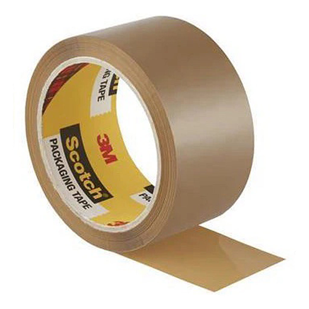 3M 371 Brown PP Packaging Tape 0.046 50mm x 66m