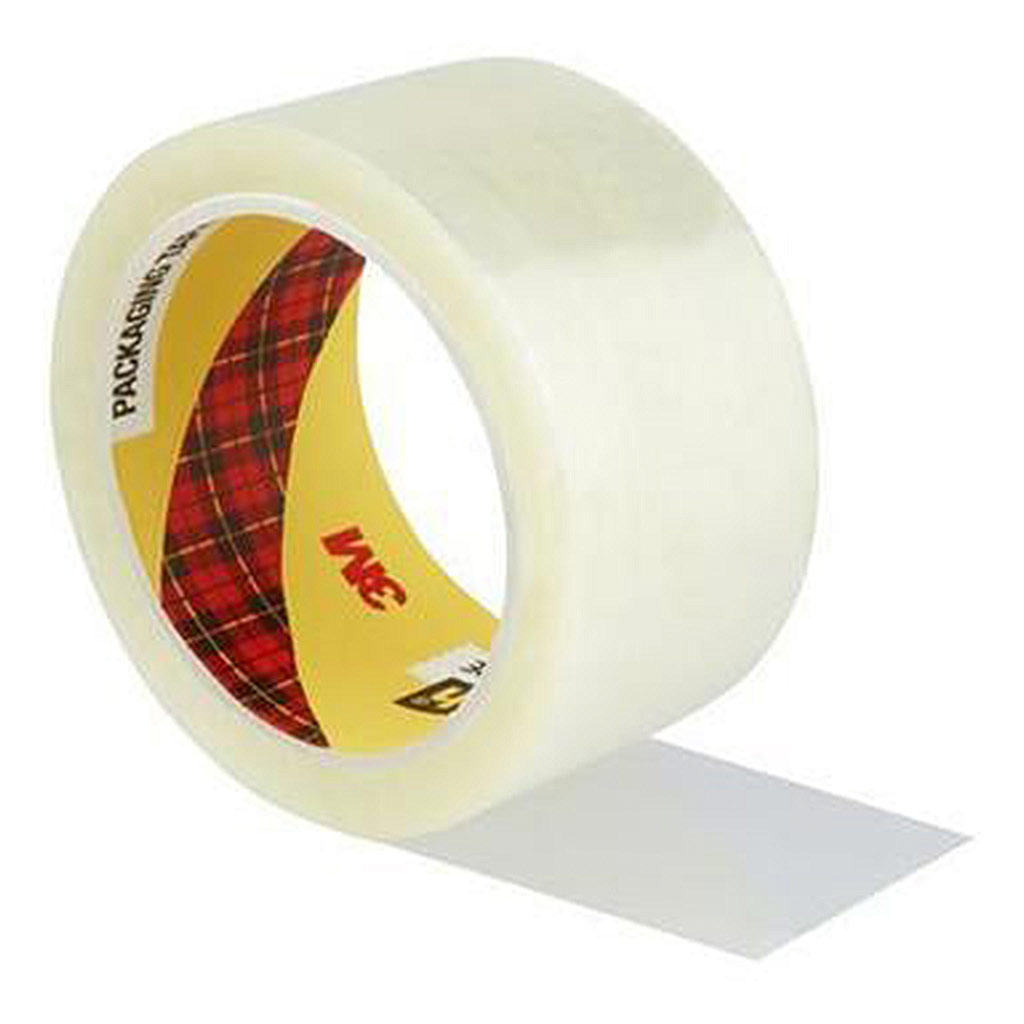 3M 371 Clear PP Packaging Tape 0.048 19mm x 66m