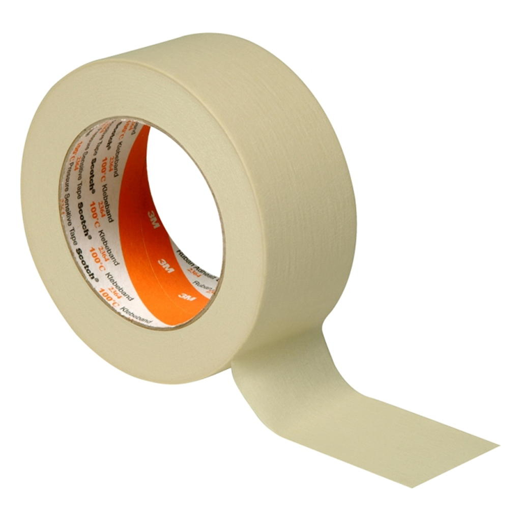3M 2364 nastro adesivo per mascheratura beige 0.13 18mm x 50m