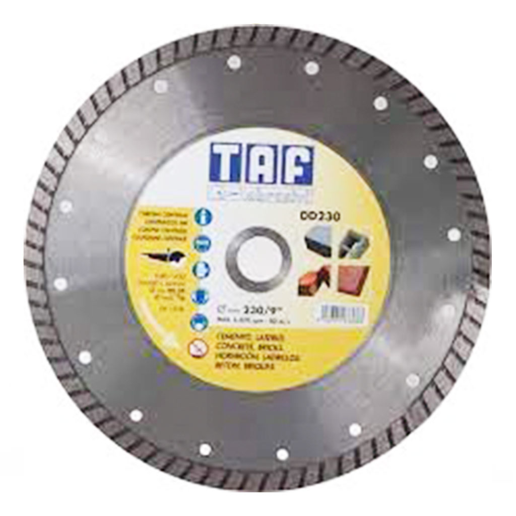Disco da taglio TAF DD230 diamantato 230 x 2mm
