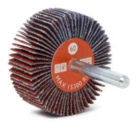 ALCO flap wheel aluminum oxide fabric P220 40 x 20mm shank 6mm