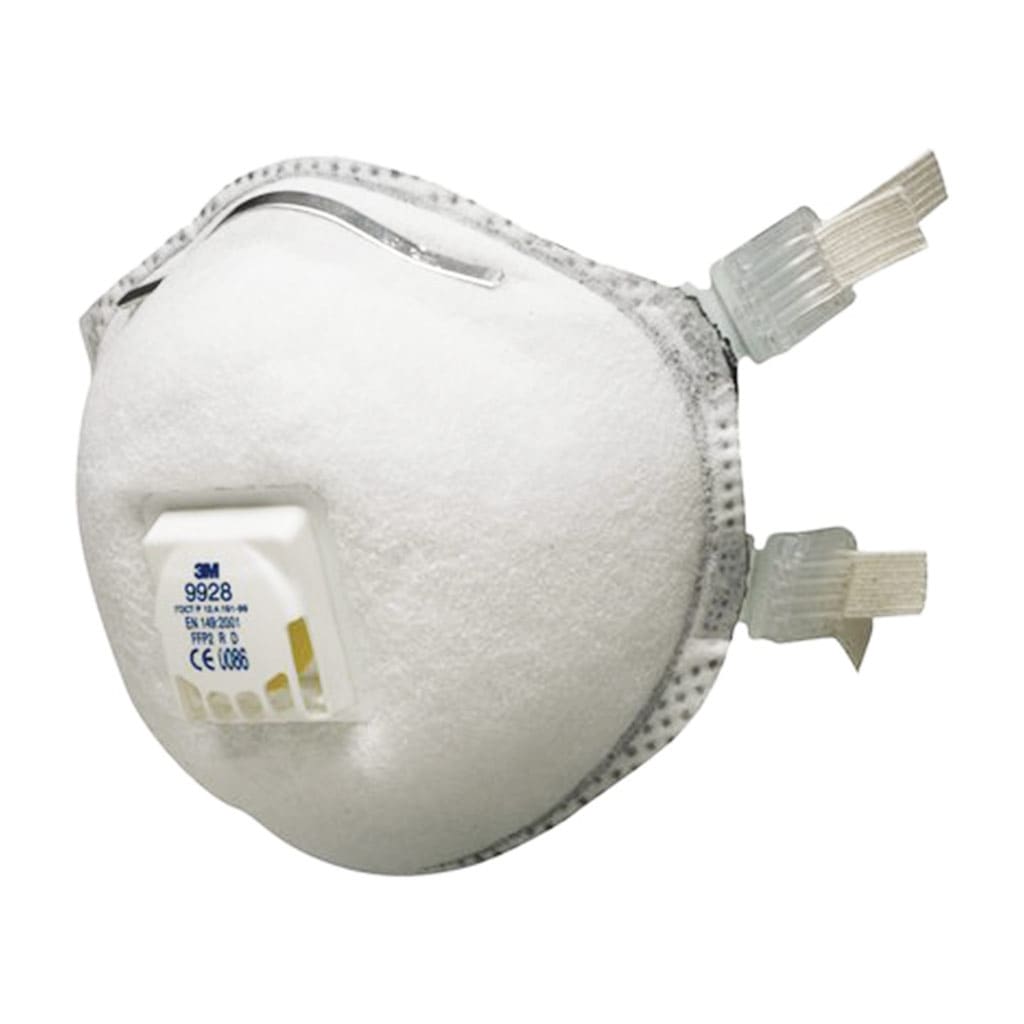 ​​​​​3M 9928 masque pour fumée de soudage avec soupape d'expiration FFP2