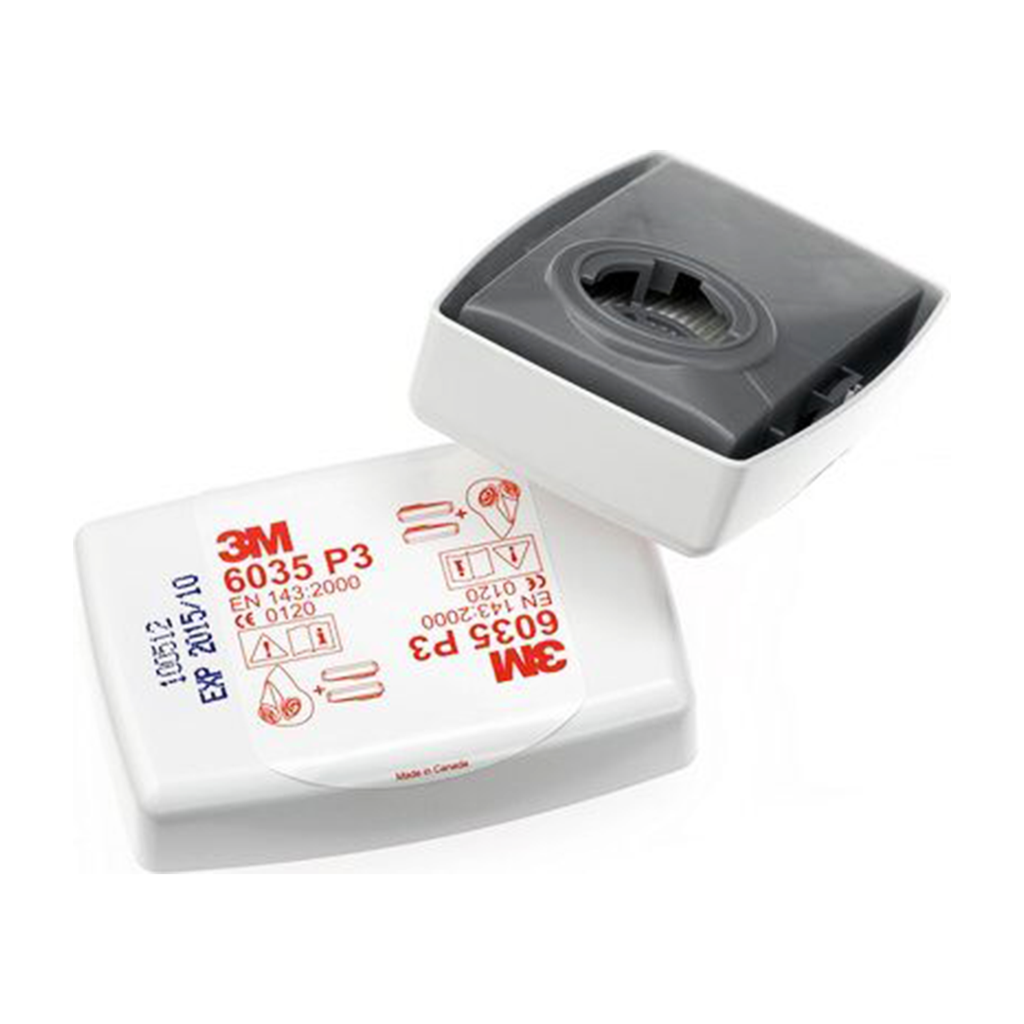 Filtro antiparticolato FFP3 riutilizzabile 3M 6035 per la serie 7500