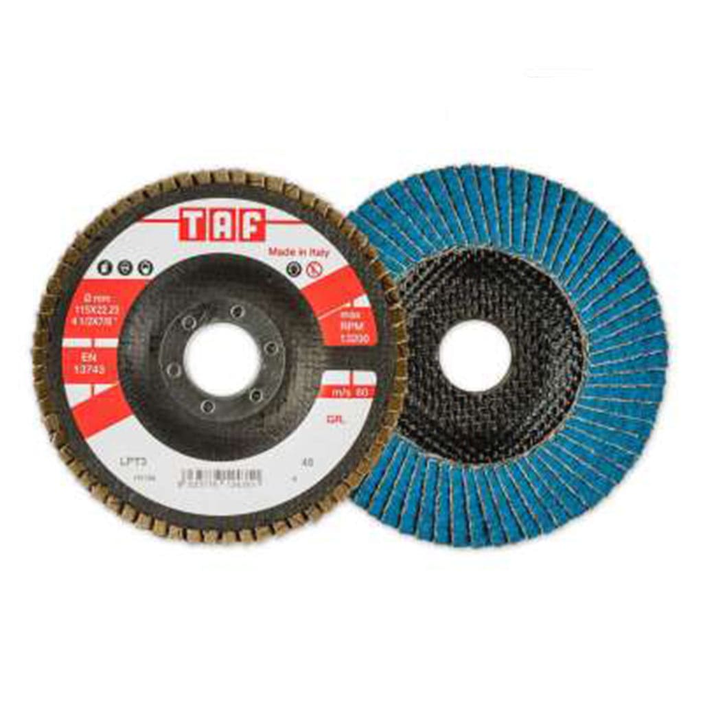 TAF zirco-ceramic flap disc LPT7 P120 125mm