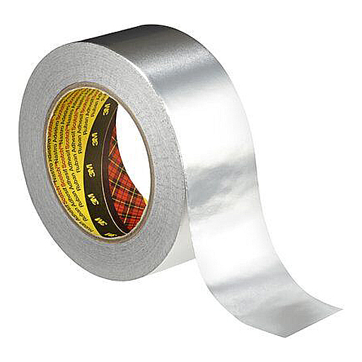 3M 1436 silbernes Aluminium-Klebeband 0.065 50mm x 50m