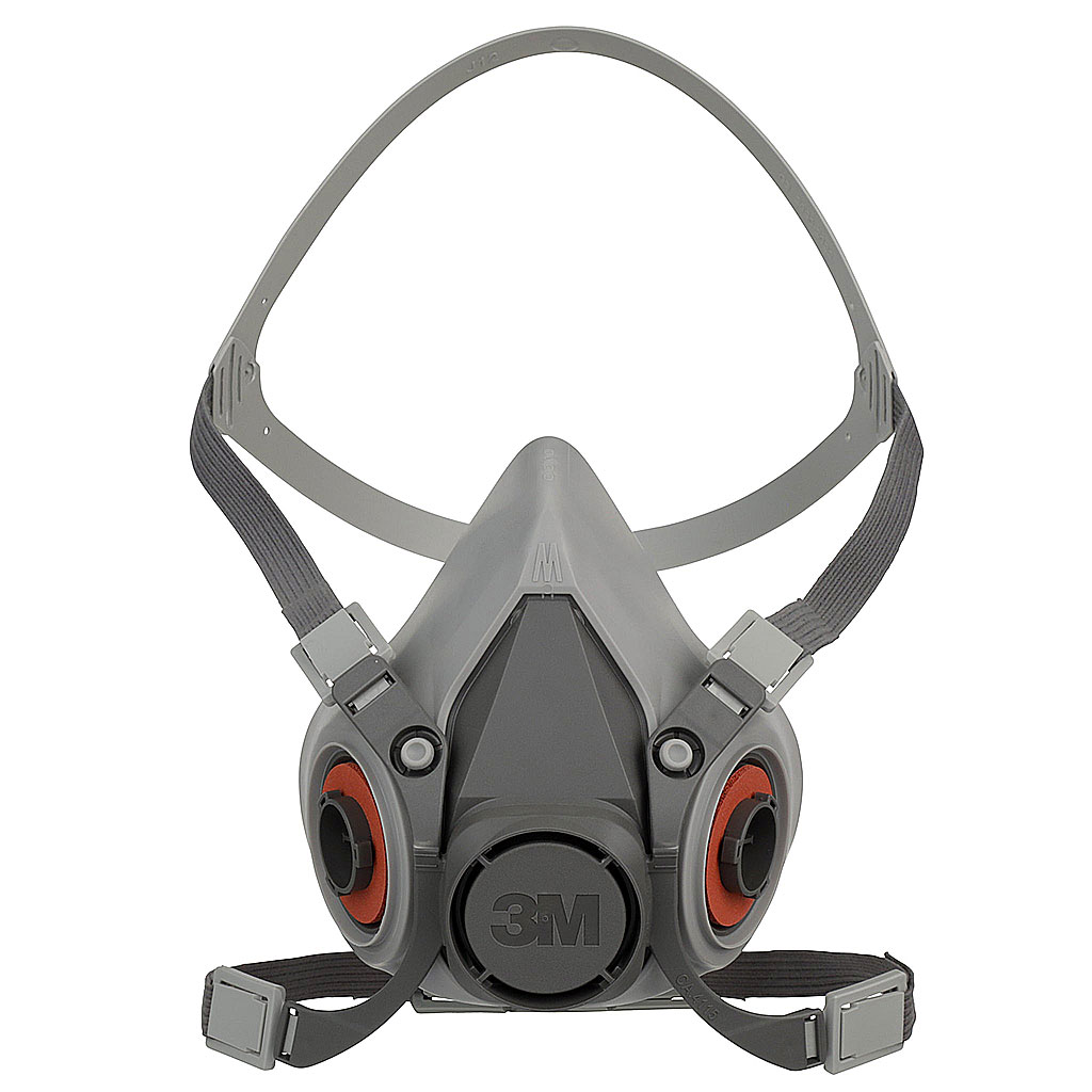 ​​​​3M 6300 demi-masque de protection corps en silicone large