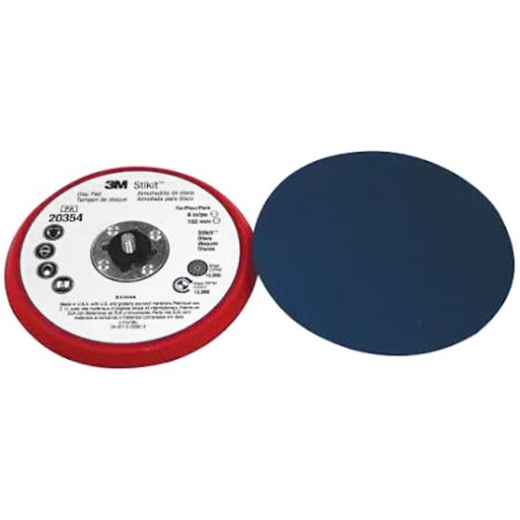 3M 20354 Stikit Hard Backing Pad 150mm 5/16