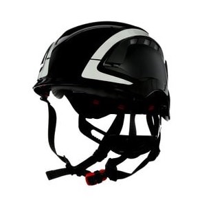 3M X5012V-CE SecureFit protective helmet black, ventilated