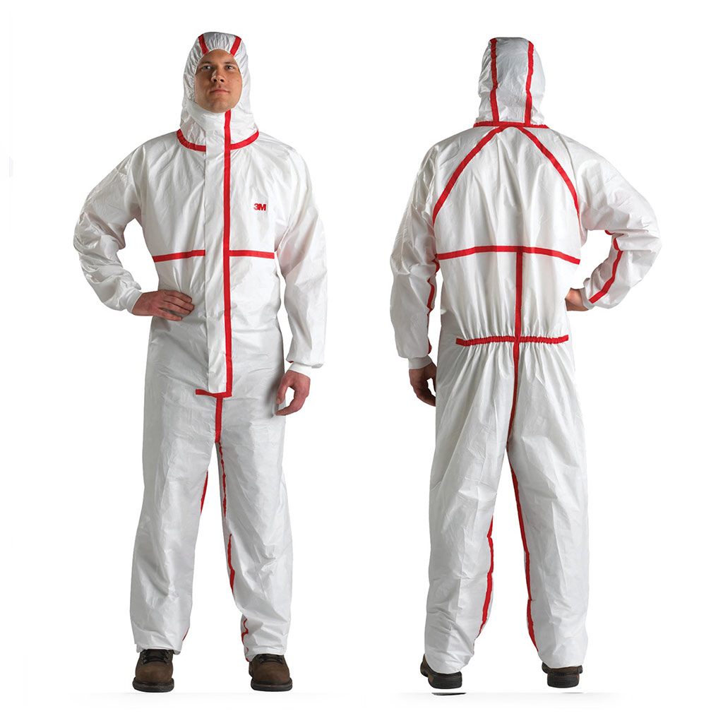 3M 4565 protective suit white-orange, size L