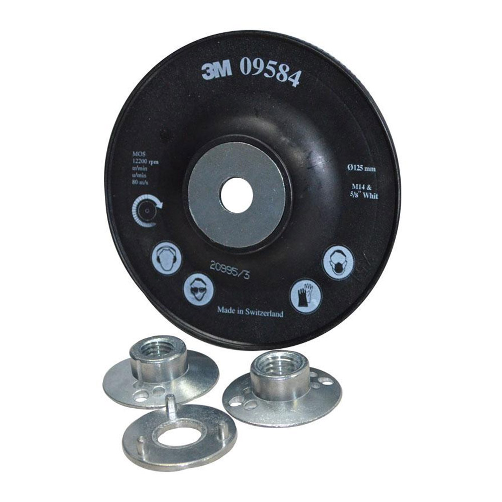 3M 9584 ribbed support plate for 125mm fiber disc