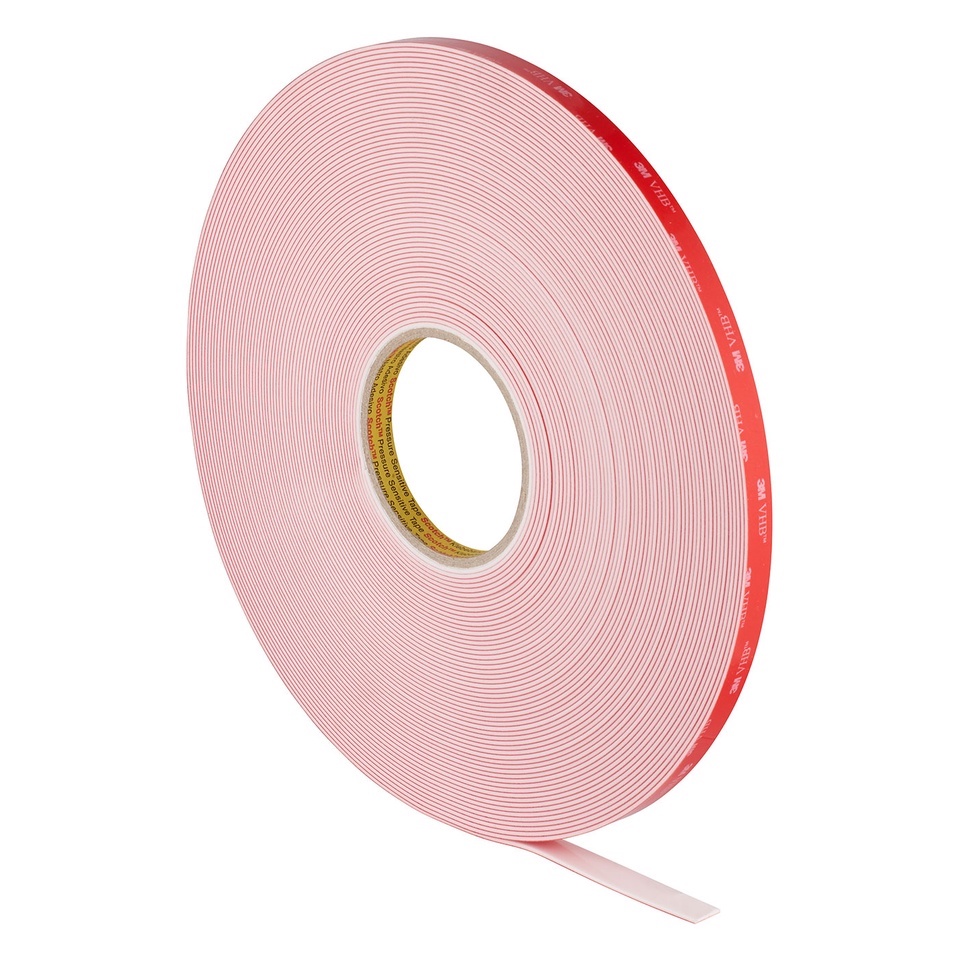 3M LSE-060WF White VHB Assembly Tape 0.6 12mm x 33m