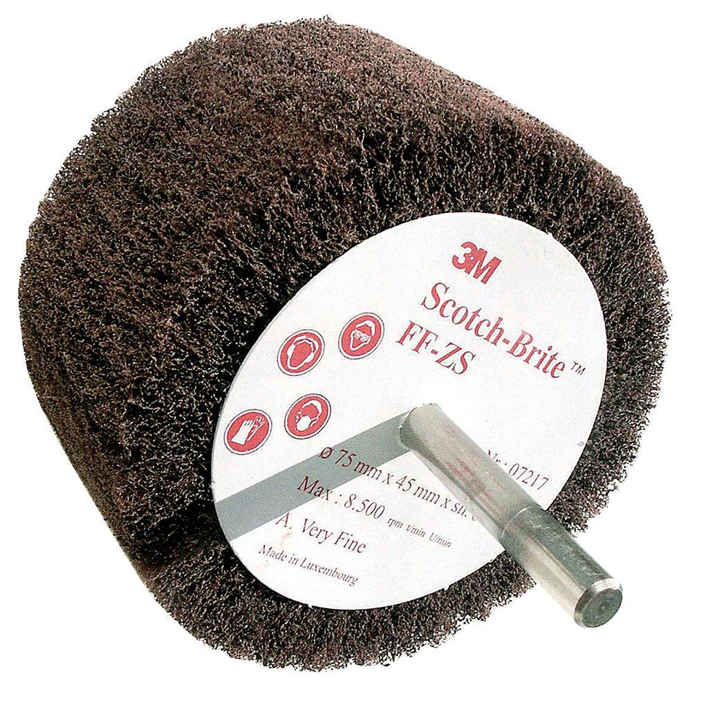 3M FF-ZS 07218 brosse à lamelles A-Very Fine 100 x 45mm tige de 6mm