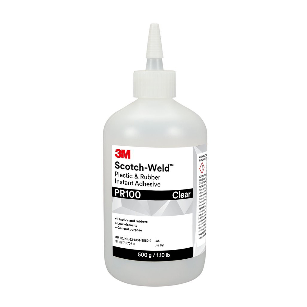 3M PR100 Colla cianoacrilica  Scotch-Weld trasparente, 500g