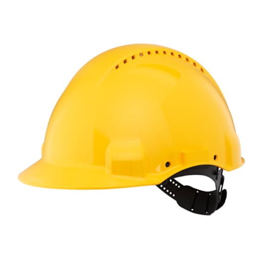 3M G3000 casque de protection avec indicateur UV, jaune, ventilé
