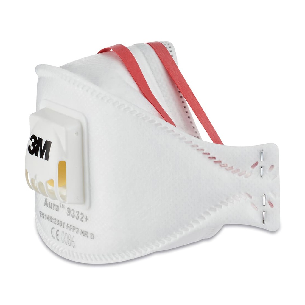 ​3M 9332+ maschera antiparticolato con valvola di espirazione FFP3