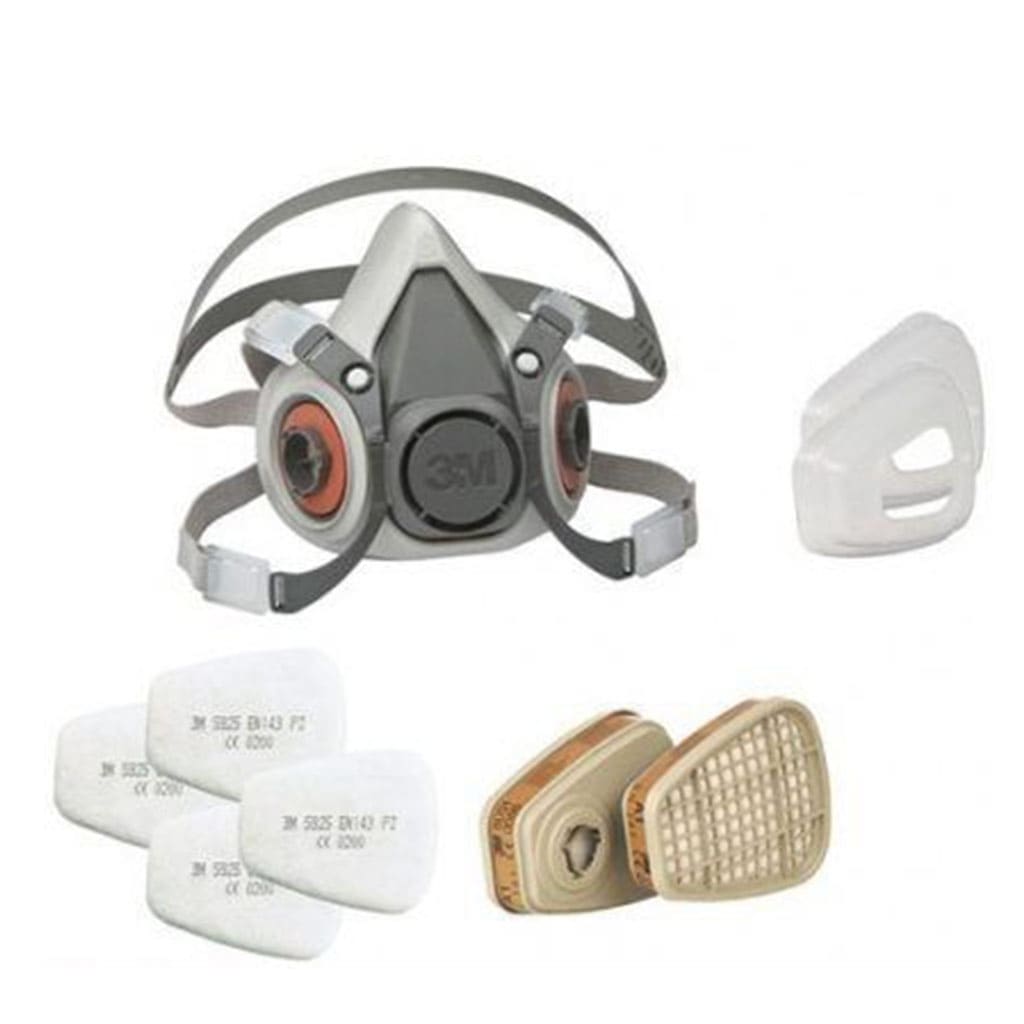 3M 6212 A1P2 R Kit semimaschera, medio