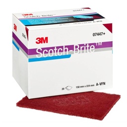 [01393] 3M CF-HP 7447 pad Scotch-Brite A Very-Fine 158mm x 224mm