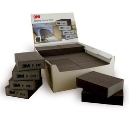 [01416] 3M bloc mousse abrasif dur 63219 grain A Coarse 100 x 68 x 26mm