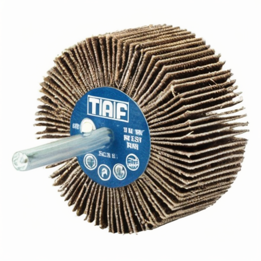 [18548] TAF RG17 ruota lamellare P120 60 x 30mm gambo 6mm