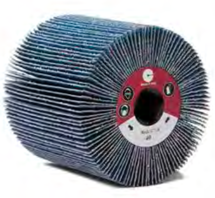 [21088] ALCO roue à lamelle zirconium P60 100 x 100mm alésage 19mm