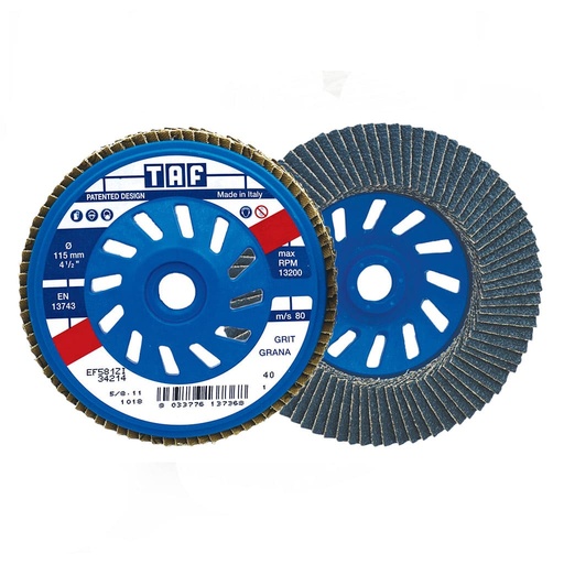 [18229] TAF flap disc EOLO 85Z P40 125 x 22mm