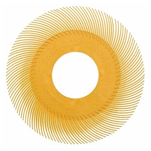 [00885] 3M RB-ZB 27623 radial bristle refill type A P80 yellow 150mm