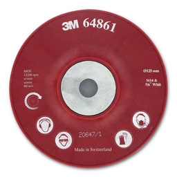 [01154] 3M 64861 plateau de support nervuré pour disque fibre 125mm