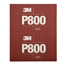 [19544] 3M 34340 flexible abrasive sheet Hookit P800 brown 140 x 171mm