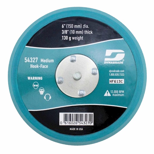 [04028] Dynabrade 54327 Hookit medium backing pad 6"/150mm