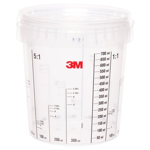 [21049] 3M 50403 godet de mélange 870ml box de 90pce