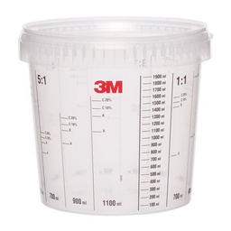 [21050] 3M 50405 Mischbecher 2300 ml, Karton mit 90 Stück