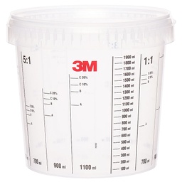 [21050] 3M PPS 50405 Mischbecher 2300 ml, Karton mit 90 Stück