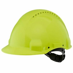 [23866] 3M G3000 casque de protection avec indicateur UV, vert fluo, ventilé