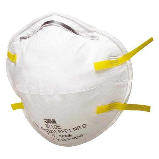 [04334] ​​Maschera antiparticolato 3M 8710E senza valvola di espirazione FFP1