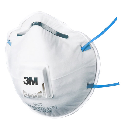 [04347] ﻿​​​​​3M 8822 masque à particules avec soupape d'expiration FFP2﻿